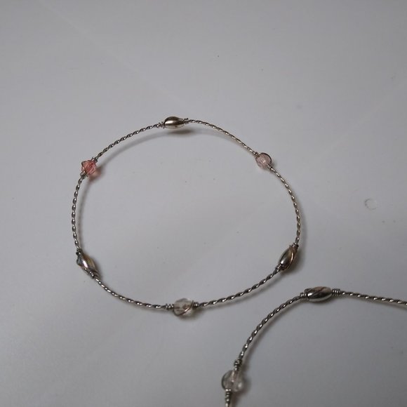 Set Of 2 Vintage Thin Lightweight Metal Bracelets - Picture 12 of 15